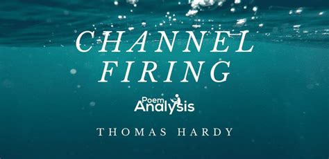 channel firing analysis.